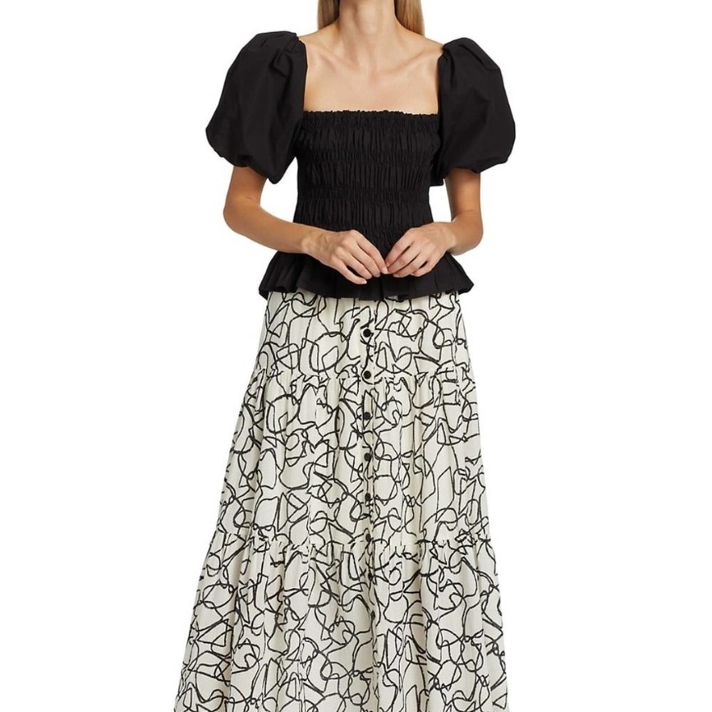 ASTR Savina Puff-Sleeve Top - Picture 2 of 8